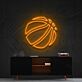 Basketball LED-Neonschild für Wohnzimmer Sportbar
