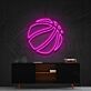 Basketball LED-Neonschild für Wohnzimmer Sportbar