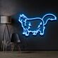 Langhaarkatze LED-Neonschild für Wohnzimmer oder Schlafzimmer