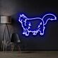 Langhaarkatze LED-Neonschild für Wohnzimmer oder Schlafzimmer