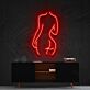 Abstrakte Frauenkörper Silhouette LED-Neonschild für Wohnzimmer oder Kunstgalerie