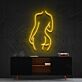 Abstrakte Frauenkörper Silhouette LED-Neonschild für Wohnzimmer oder Kunstgalerie