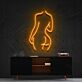 Abstrakte Frauenkörper Silhouette LED-Neonschild für Wohnzimmer oder Kunstgalerie
