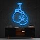 Boxhandschuhe LED-Neonschild für Fitnessstudio oder Sportbar