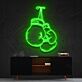 Boxhandschuhe LED-Neonschild für Fitnessstudio oder Sportbar