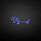 Dackel als LED-Neonschild