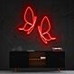 Schmetterlinge LED-Neonschild Wohnzimmer Schlafzimmer