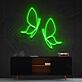 Schmetterlinge LED-Neonschild Wohnzimmer Schlafzimmer