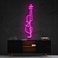 Geige LED-Neonschild für Wohnzimmer oder Musikstudio