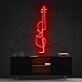 Geige LED-Neonschild für Wohnzimmer oder Musikstudio