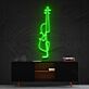 Geige LED-Neonschild für Wohnzimmer oder Musikstudio
