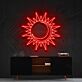 Sonne und Mond Symbol LED-Neonschild für Wohnzimmer oder Schlafzimmer