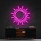 Sonne und Mond Symbol LED-Neonschild für Wohnzimmer oder Schlafzimmer
