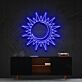 Sonne und Mond Symbol LED-Neonschild für Wohnzimmer oder Schlafzimmer