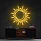 Sonne und Mond Symbol LED-Neonschild für Wohnzimmer oder Schlafzimmer