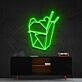 Chinesische Take-out Box mit Essstäbchen LED-Neonschild für Restaurant oder Küche