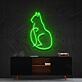 sitzende Katze LED-Neonschild für Wohnzimmer oder Schlafzimmer