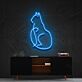 sitzende Katze LED-Neonschild für Wohnzimmer oder Schlafzimmer