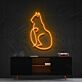 sitzende Katze LED-Neonschild für Wohnzimmer oder Schlafzimmer