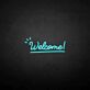 Welcome! LED-Neonschild für Shop und Cafe