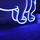Hund von hinten LED-Neonschild Wohnzimmer Haustierladen