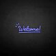 Welcome! LED-Neonschild für Shop und Cafe