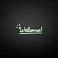 Welcome! LED-Neonschild für Shop und Cafe