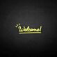 Welcome! LED-Neonschild für Shop und Cafe
