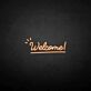 Welcome! LED-Neonschild für Shop und Cafe