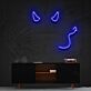 Teufelsgesicht LED-Neonschild Wohnzimmer Bar
