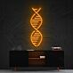 DNA Doppelhelix LED-Neonschild Wohnzimmer Büro