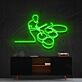Schlagzeugspieler LED-Neonschild für Musikstudio und Wohnzimmer