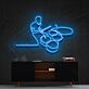Schlagzeugspieler LED-Neonschild für Musikstudio und Wohnzimmer