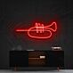 Trompete LED-Neonschild für Wohnzimmer oder Musikstudio