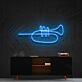 Trompete LED-Neonschild für Wohnzimmer oder Musikstudio