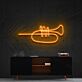 Trompete LED-Neonschild für Wohnzimmer oder Musikstudio