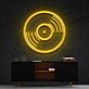 Schallplatte LED-Neonschild Wohnzimmer Musikstudio