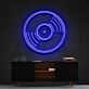 Schallplatte LED-Neonschild Wohnzimmer Musikstudio
