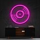 Schallplatte LED-Neonschild Wohnzimmer Musikstudio