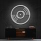 Schallplatte LED-Neonschild Wohnzimmer Musikstudio