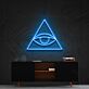 Auge im Dreieck LED-Neonschild für Wohnzimmer oder Büro