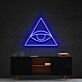 Auge im Dreieck LED-Neonschild für Wohnzimmer oder Büro