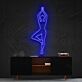 Yoga Figur in Baumstellung LED-Neonschild für Wohnzimmer oder Yoga Studio