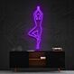 Yoga Figur in Baumstellung LED-Neonschild für Wohnzimmer oder Yoga Studio