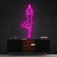 Yoga Figur in Baumstellung LED-Neonschild für Wohnzimmer oder Yoga Studio