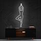 Yoga Figur in Baumstellung LED-Neonschild für Wohnzimmer oder Yoga Studio