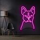 Französische Bulldogge LED-Neonschild Wohnzimmer Haustierladen
