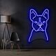 Französische Bulldogge LED-Neonschild Wohnzimmer Haustierladen