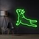 springender Hund LED-Neonschild für Wohnzimmer oder Haustierladen