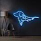 Golden-Retriever-Kopf als LED-Neonschild
